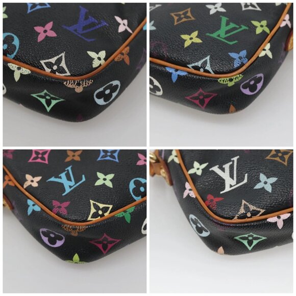 LOUIS VUITTON Monogram Multicolor Lift Shoulder Bag Black LV Auth - Picture 15 of 16